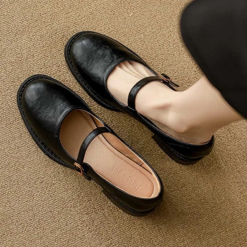 Mary Jane Classiche e Confortevoli in Pelle