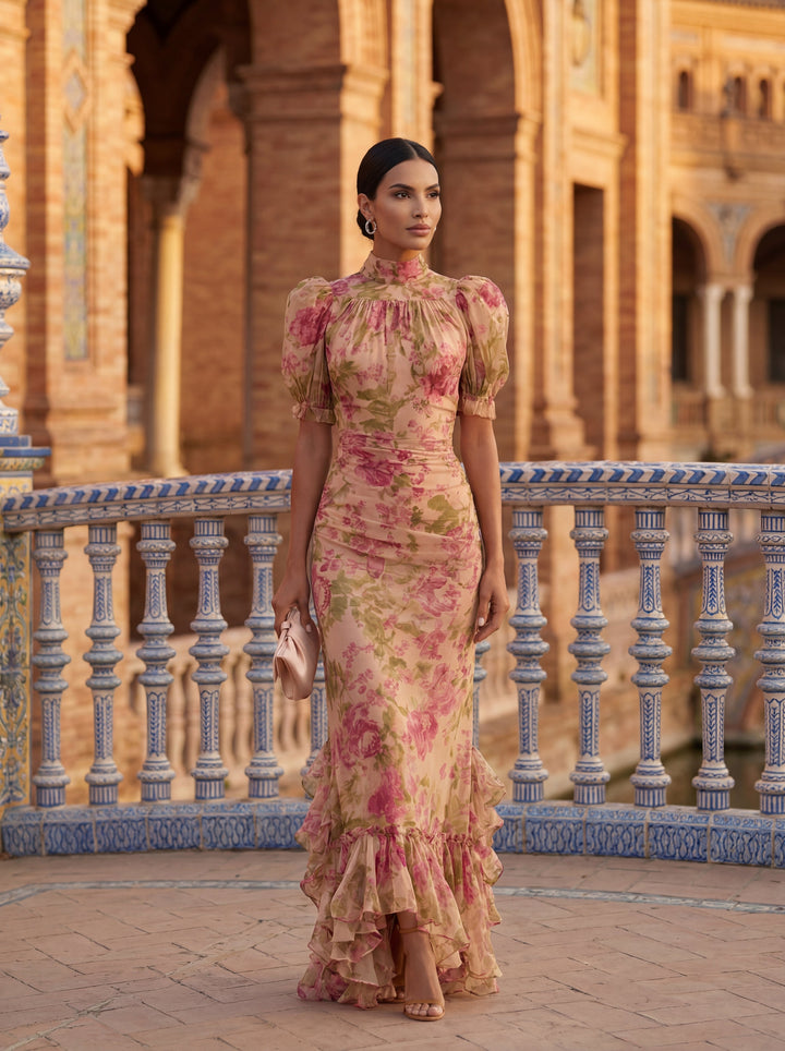 Rosario L'elegante abito di seta