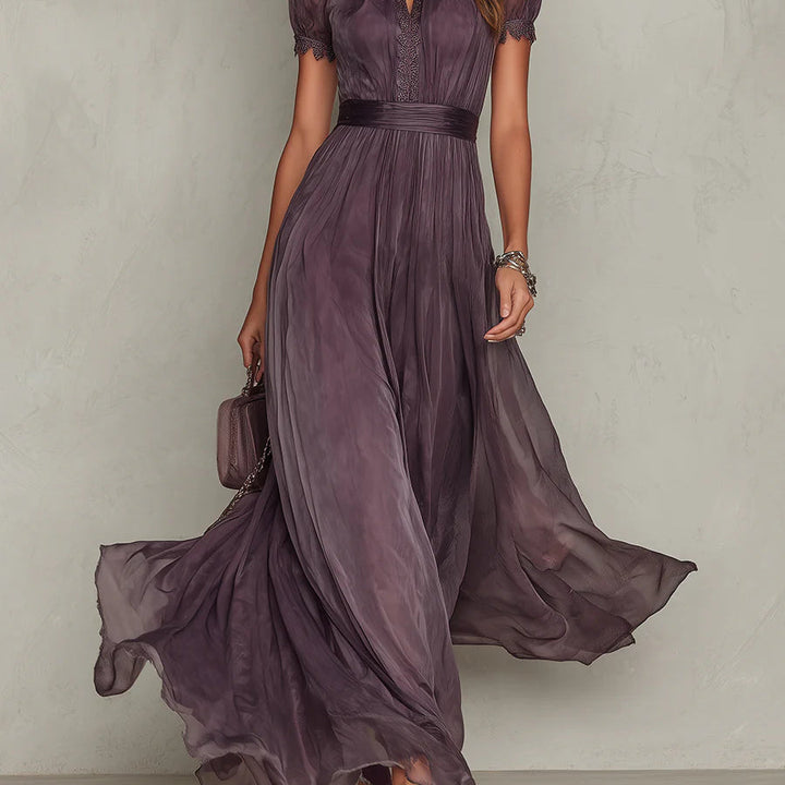 Marina | Abito Lungo In Chiffon