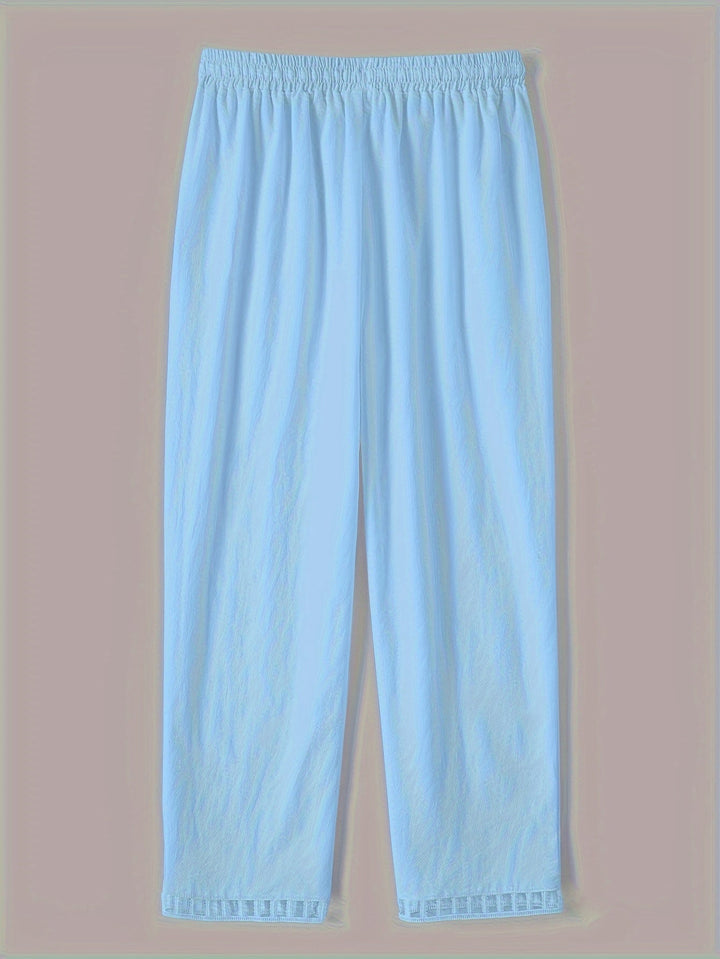 Wren – Pantaloni Cropped Relax con Dettagli in Contrasto
