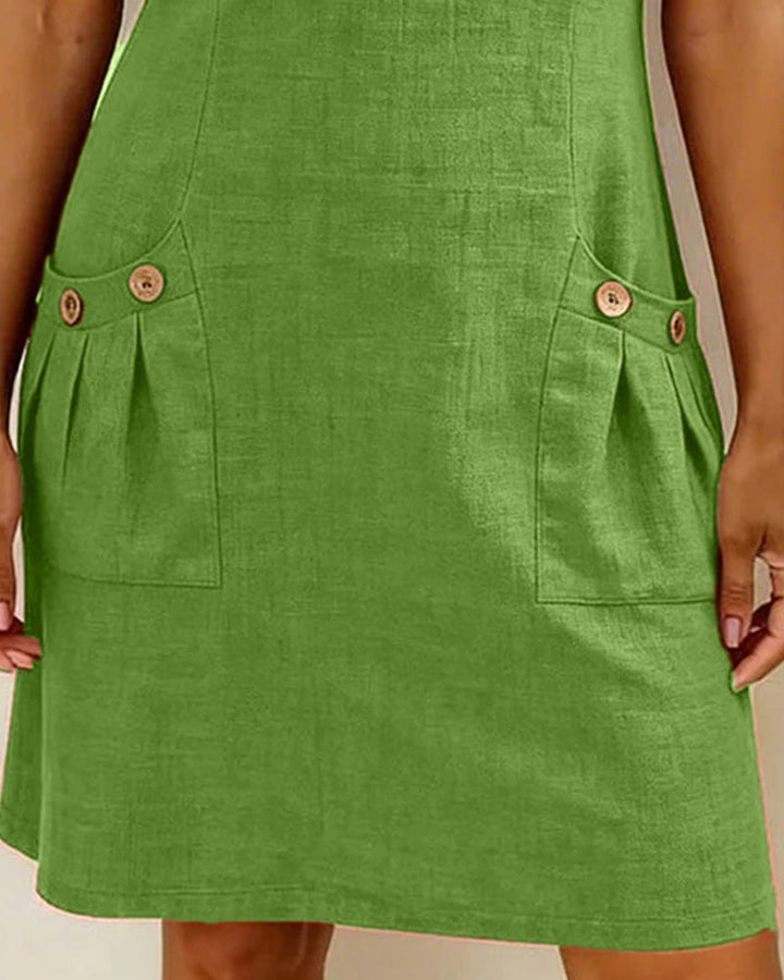 Nina | Abito in cotone con zip