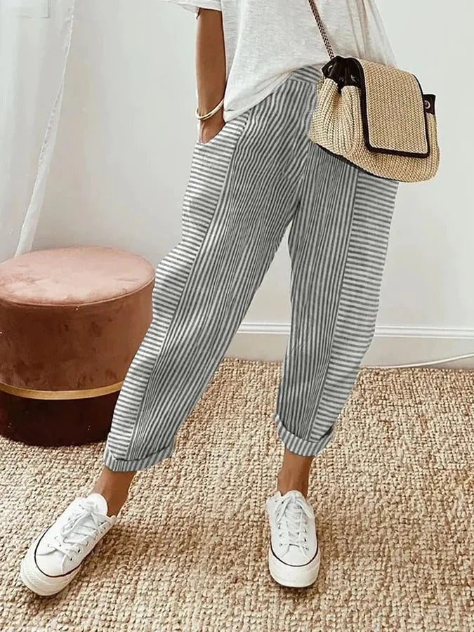 AMYNELLE – PANTALONI LEGGERI E FLATTERING
