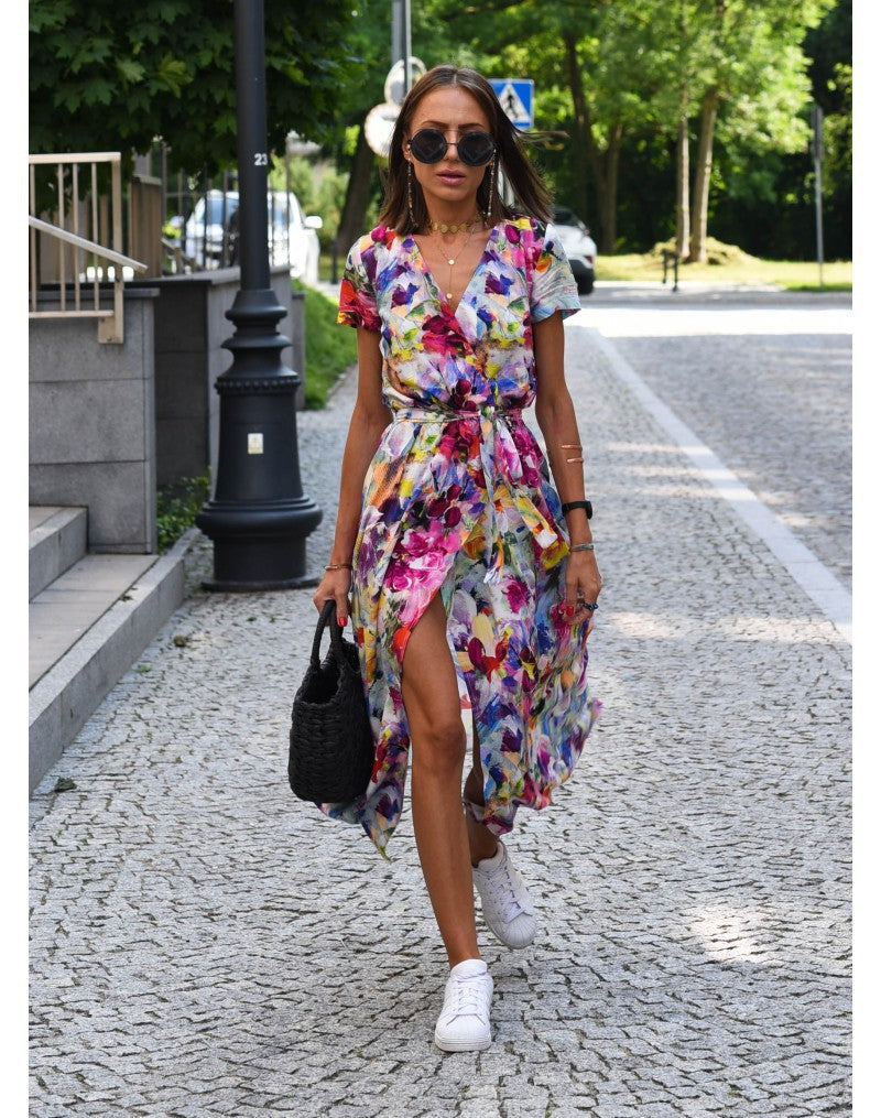 Dina | Abito Floreale Elegante