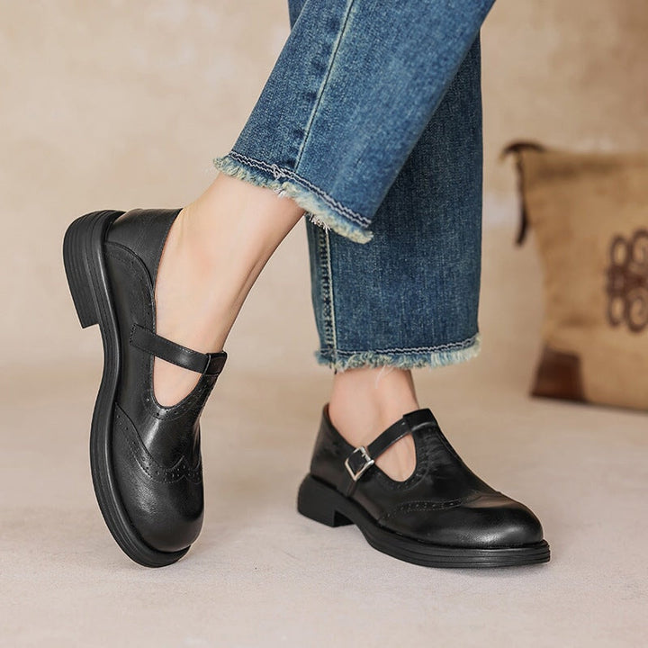 Mattea | Eleganti Mary Janes in Pelle