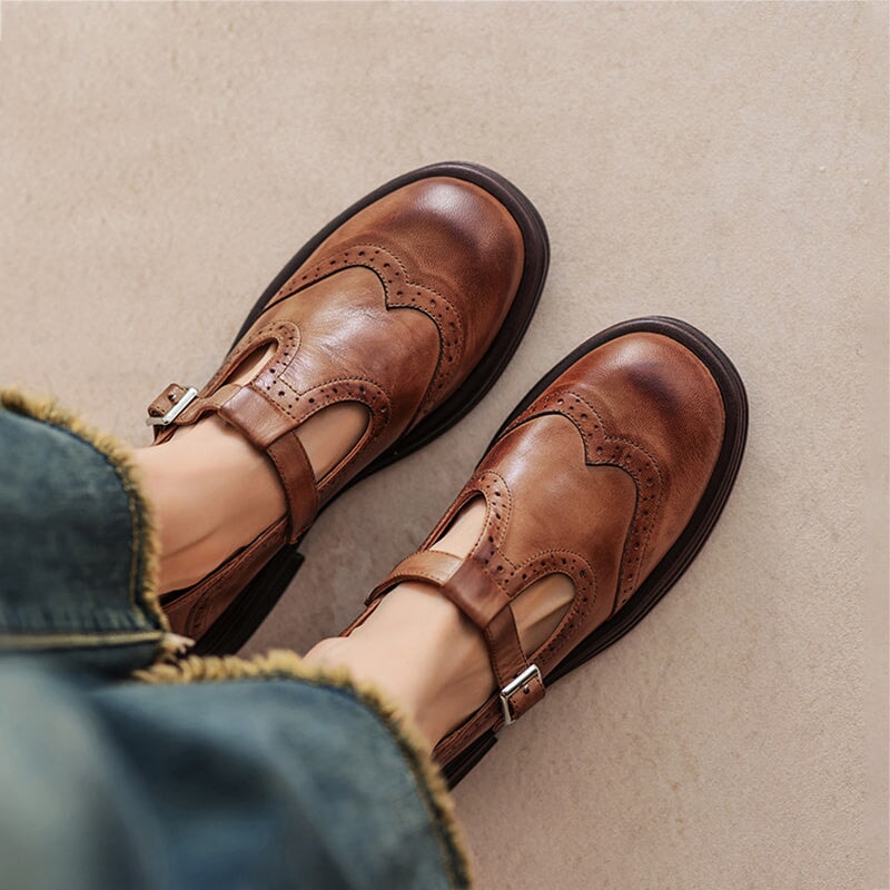 Mattea | Eleganti Mary Janes in Pelle