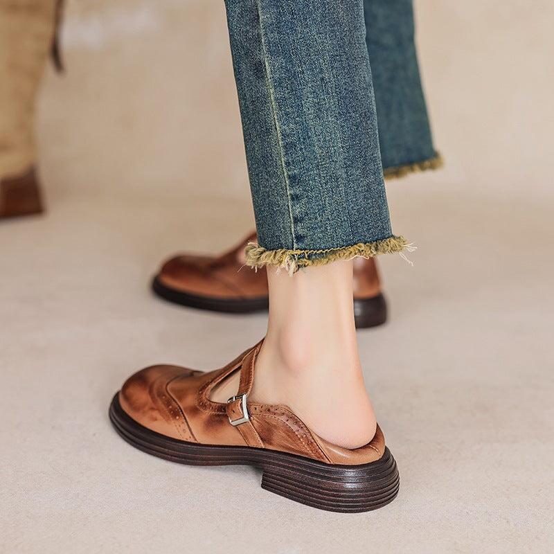 Mattea | Eleganti Mary Janes in Pelle