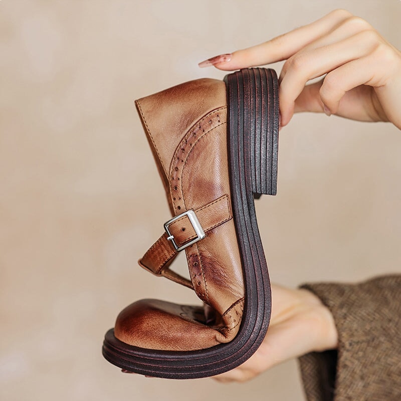Mattea | Eleganti Mary Janes in Pelle