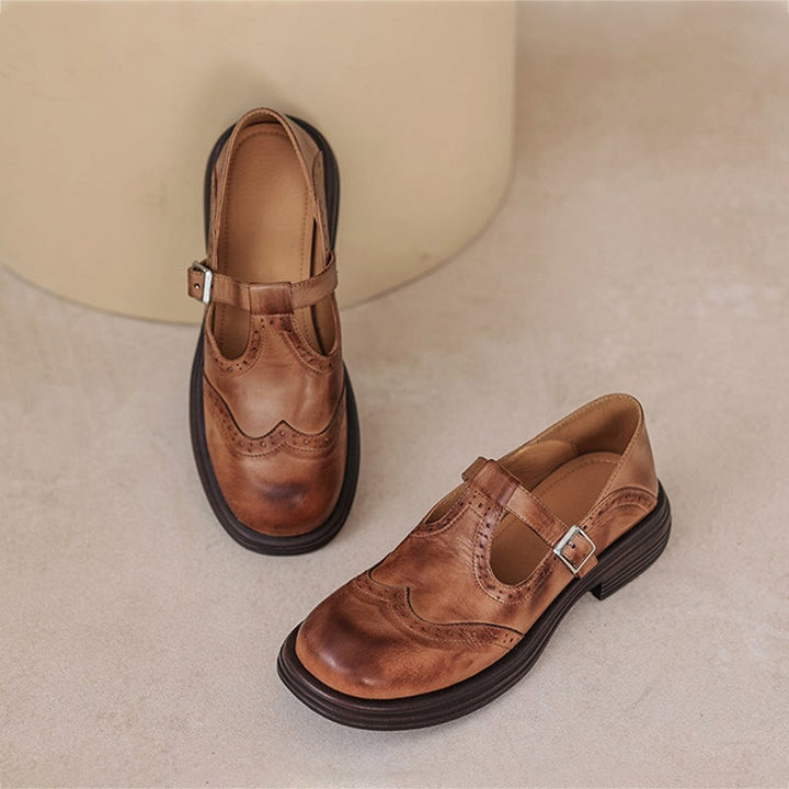 Mattea | Eleganti Mary Janes in Pelle