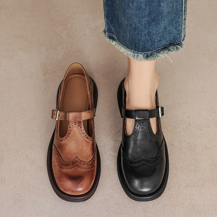 Mattea | Eleganti Mary Janes in Pelle
