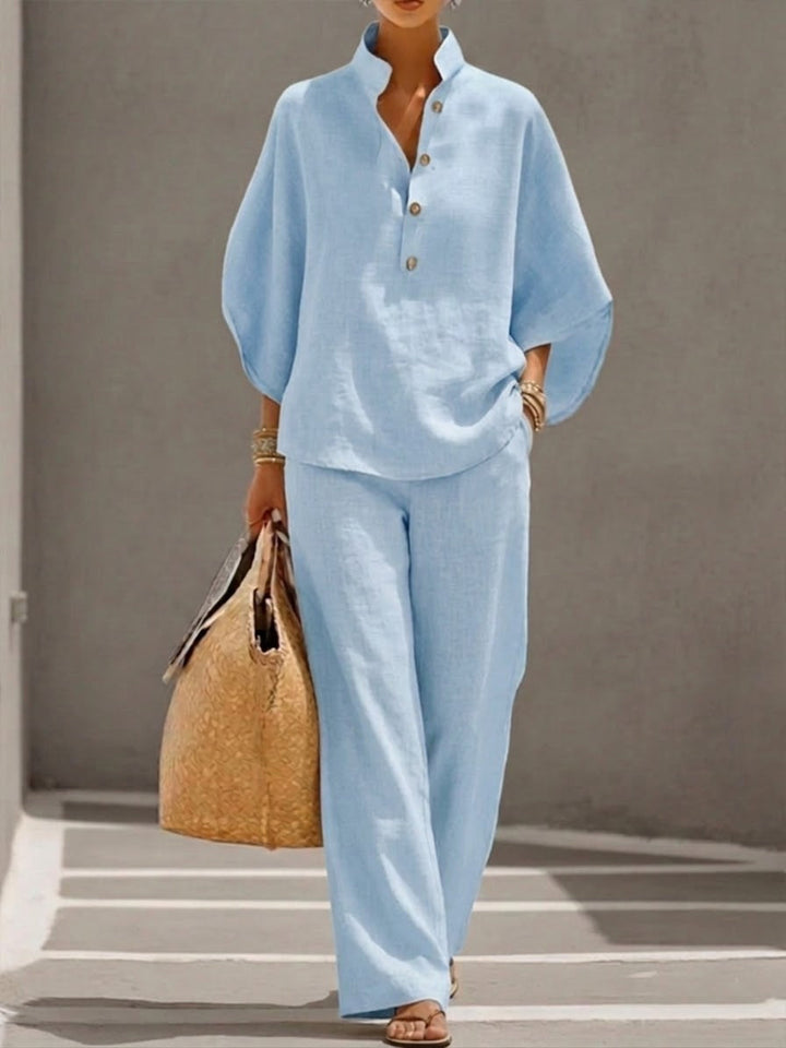 Mariel™ | Completo Leggero in Cotone e Lino