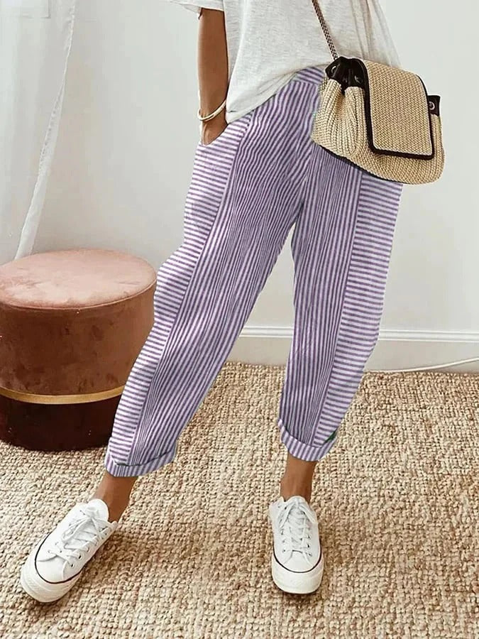 AMYNELLE – PANTALONI LEGGERI E FLATTERING