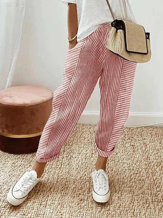 AMYNELLE – PANTALONI LEGGERI E FLATTERING